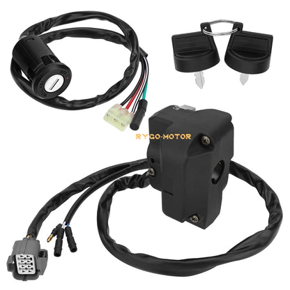 Handlebar & Key Switch for Honda Recon 250 ES TRX250TE (2002–2004)