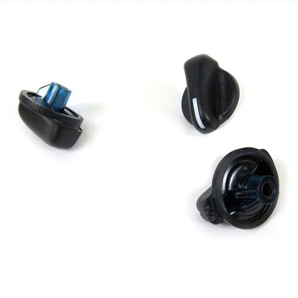 3 x A/C Heater Control Knob Fan Switch Set for Jeep Wrangler, Dodge Ram (2007-2023)