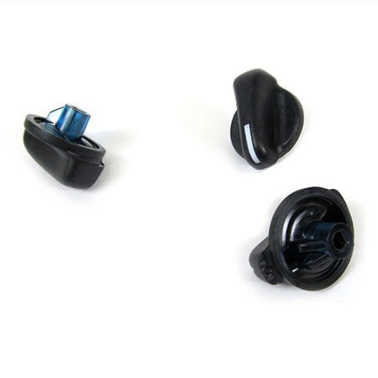 3 x A/C Heater Control Knob Fan Switch Set for Jeep Wrangler, Dodge Ram (2007-2023)