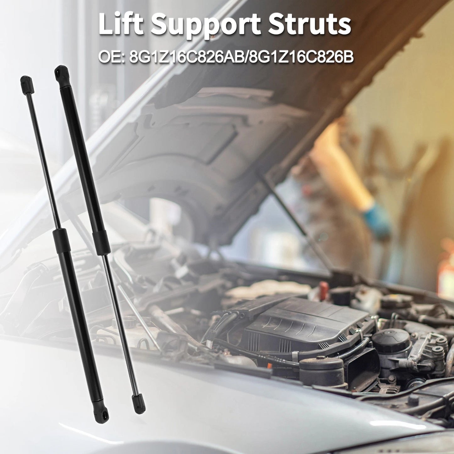 Hood Lift Supports Struts for Ford Taurus (2000-2007)
