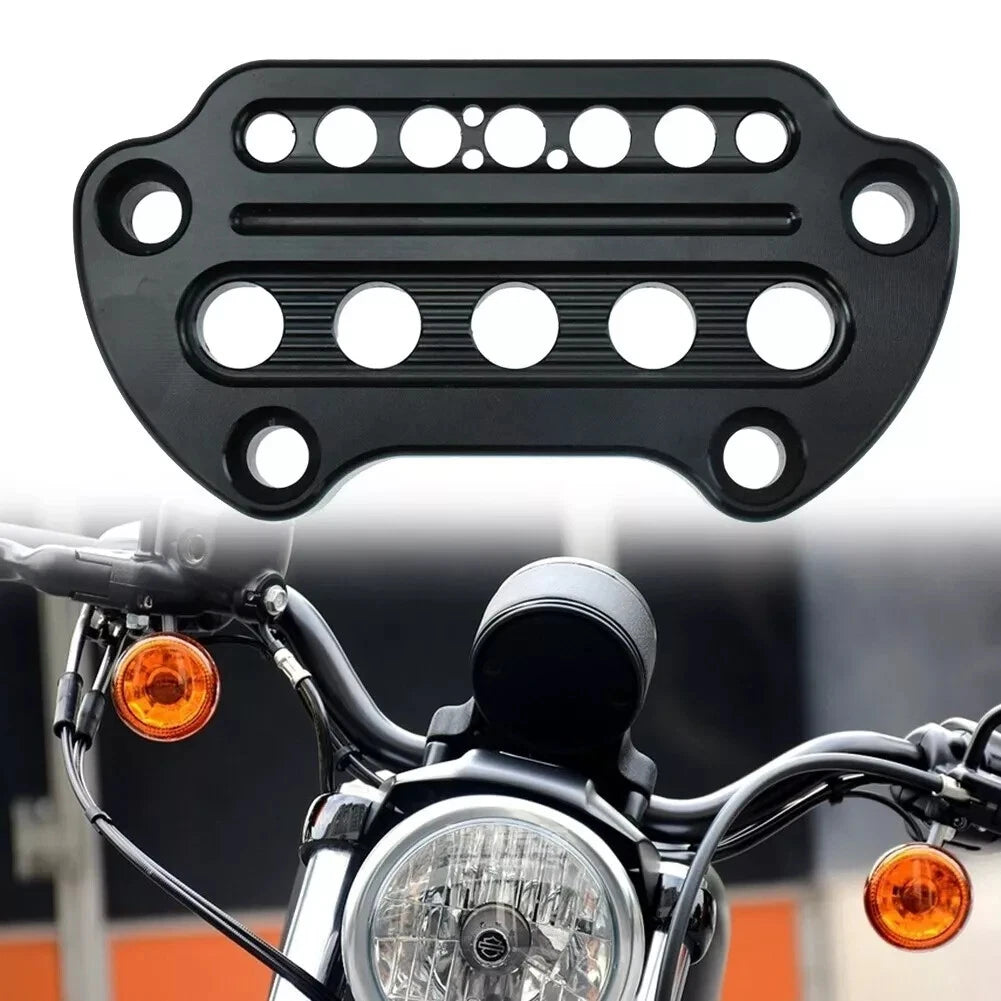 Indicator Handlebar Top Clamp for Harley Sportster XL883 XL1200 Dyna (2004-2023)