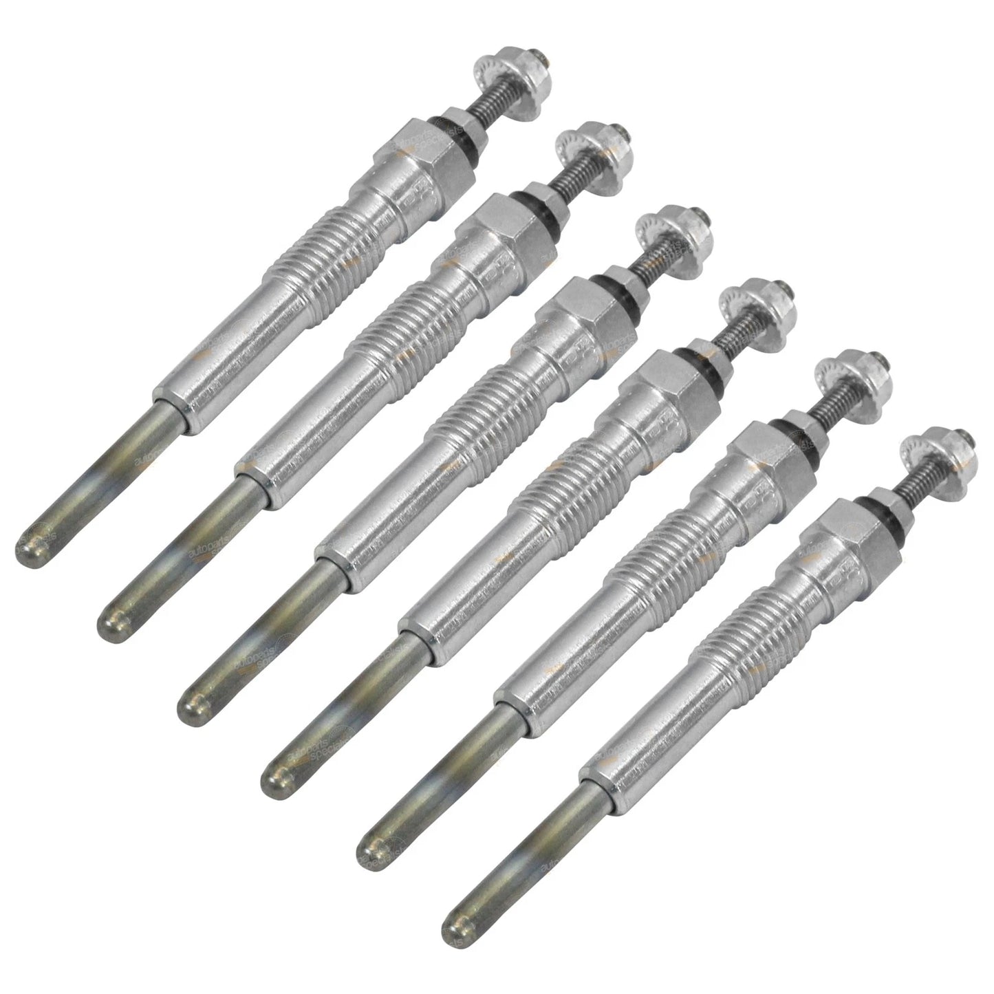 6 x 6volt Glow Plugs for Landcruiser HJ75 4.0L 2H Diesel Engine (1984-1988)