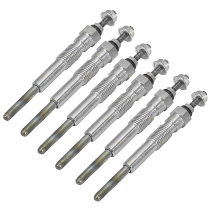 6 x 6volt Glow Plugs for Landcruiser HJ75 4.0L 2H Diesel Engine (1984-1988)