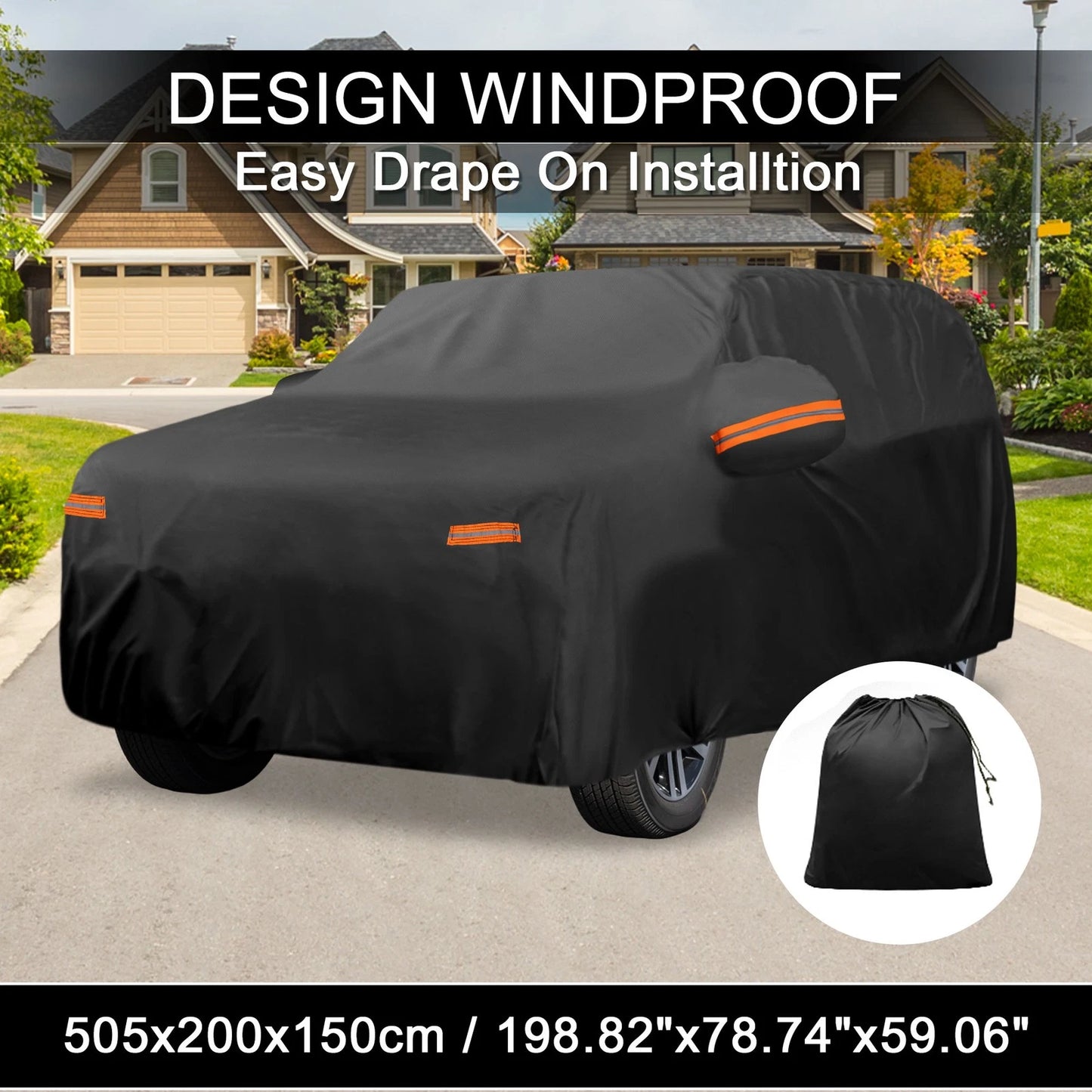 Waterproof 210D-PU Car Cover for Kia EV9 (2024)