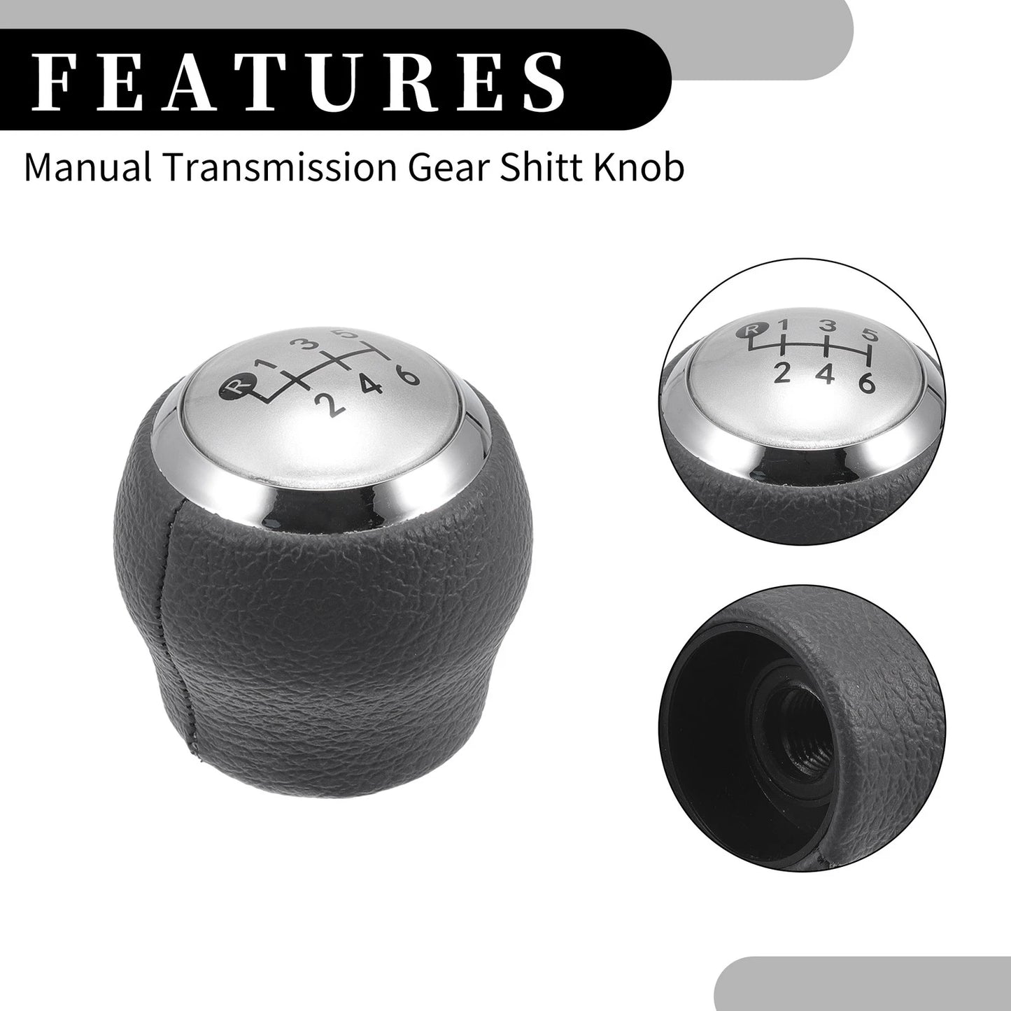 6 Speed Gear Shift Knob for Toyota Corolla Auris Yaris RAV4 (2007-2013)