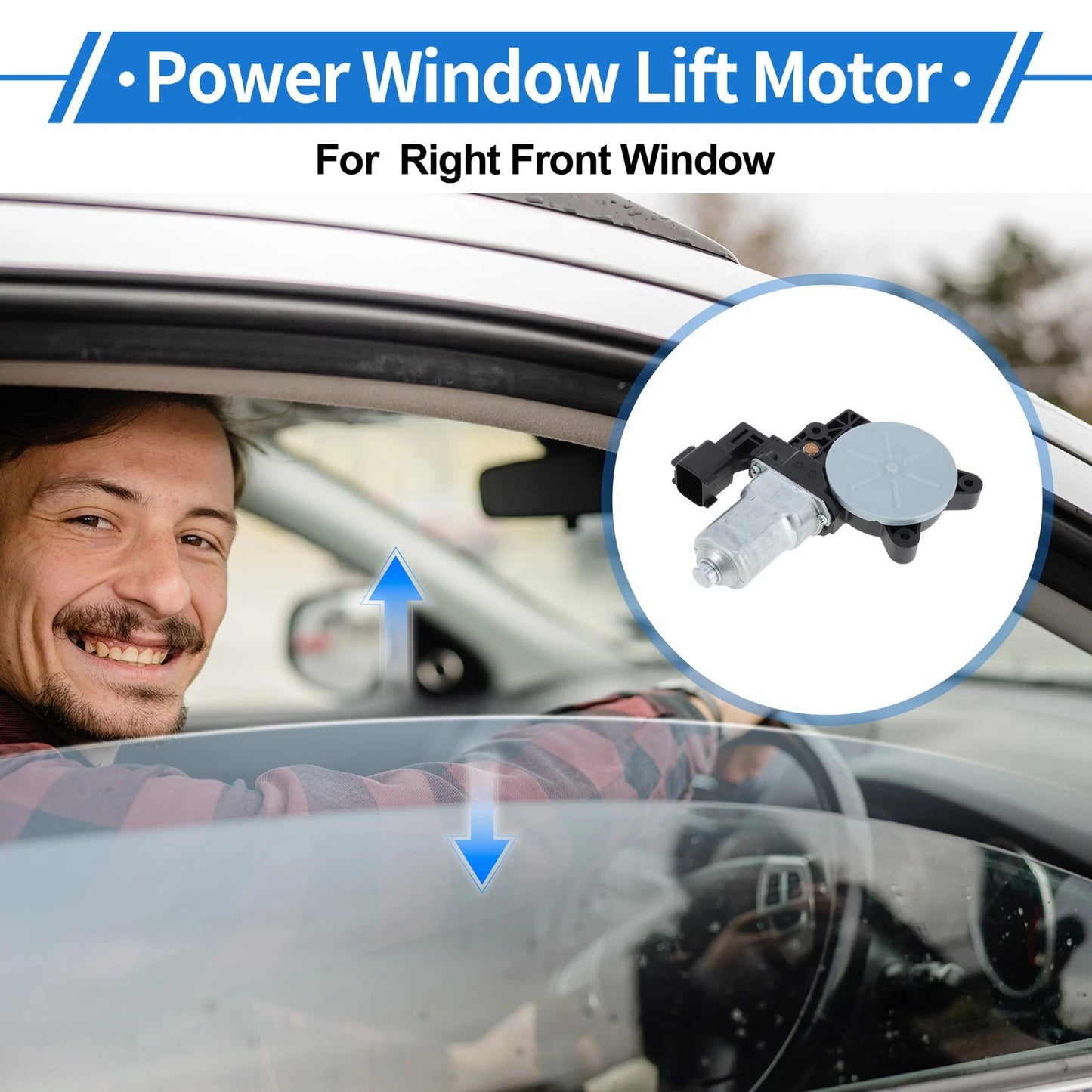 Power Window Regulator Lift Motor for Ford C-Max (2013-2018)