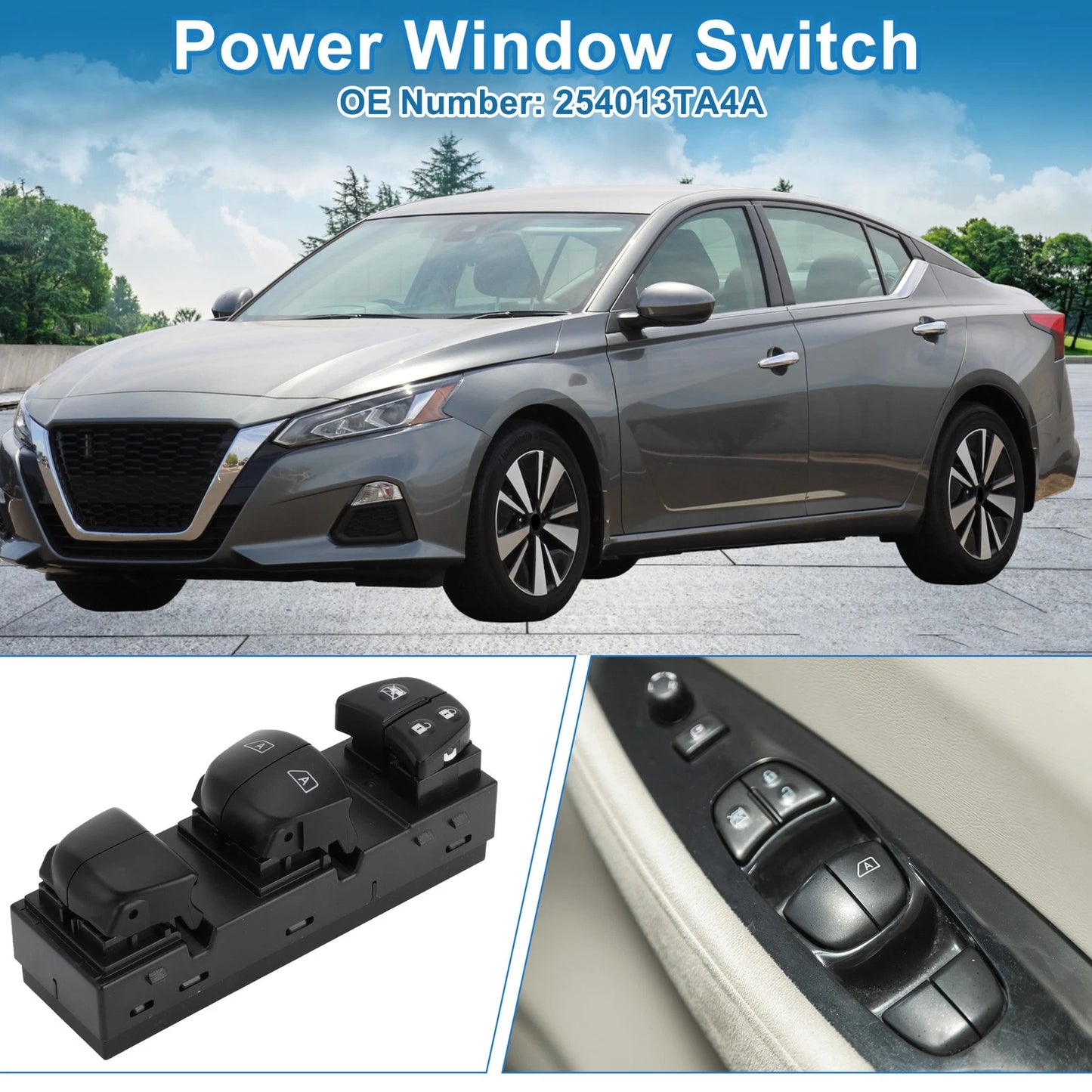 Power Window Switch for Nissan Altima 2013-2018