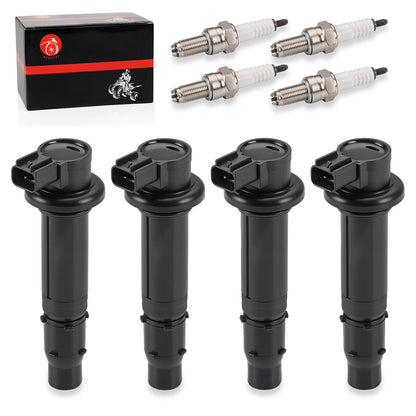 Ignition Coils Stick w/ Spark Plug for Yamaha YZF R6 (2003–2009)