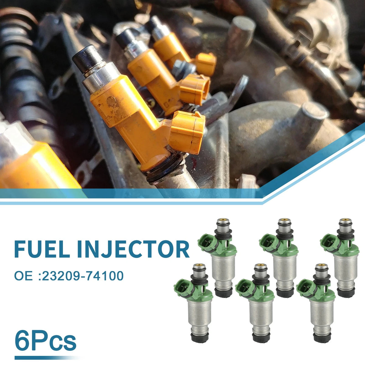 Fuel Injector 6 Pcs for Toyota Camry (1992–2000)