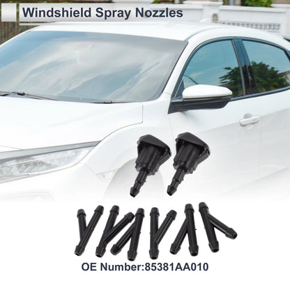 6 Pcs Washer Nozzle & Hose Connector for Toyota