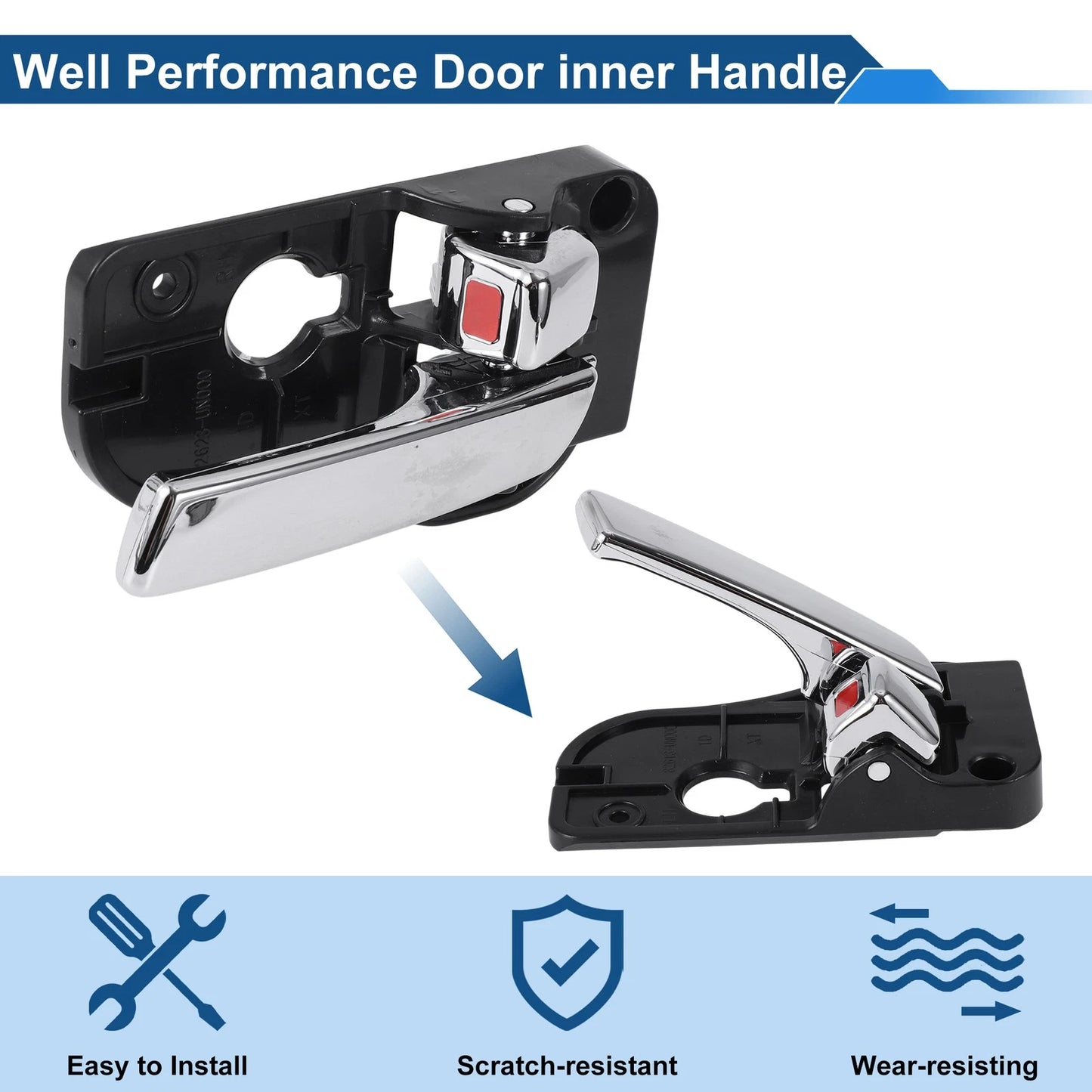 Front Passenger Side Interior Door Handle for Kia Rondo (2007-2012)