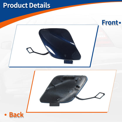Front Car Bumper Tow Hook Cover for Mercedes-Benz S-Class (2014-2023) Blue