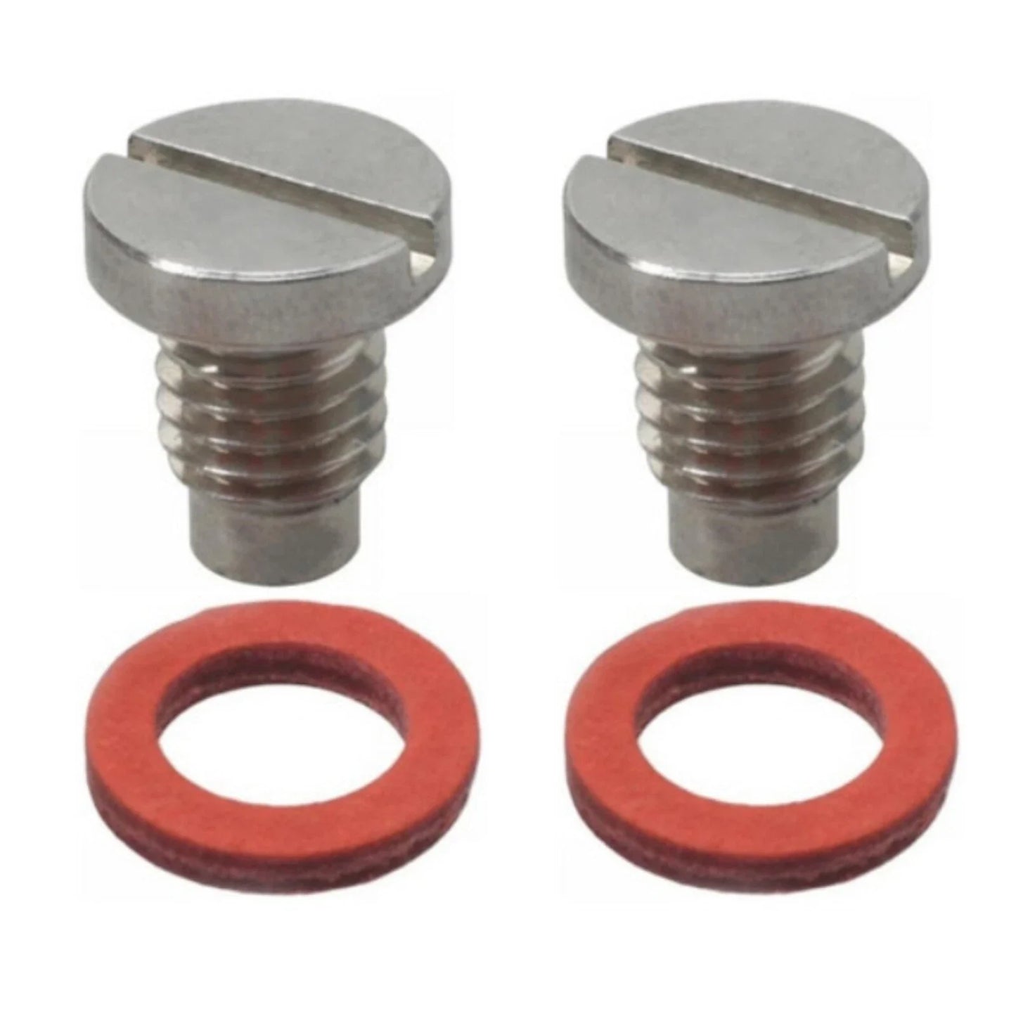 2Pc Drain Fill Plug Screw & Gasket Kit for Yamaha Outboards 2000-2023