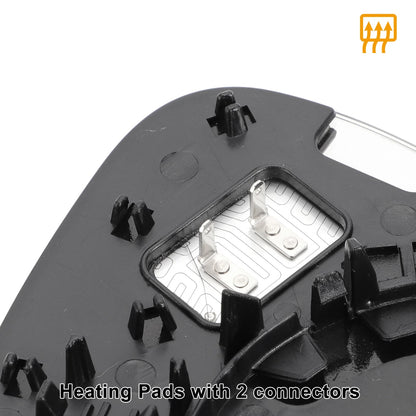Left Side White Mirror Glass w/ Back Heated for Porsche Panamera (2016-2020)