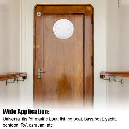 Hatch / 6" Marine Boat Hatch Round Deck Plate Non-Slip White for Boat