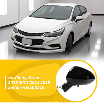 3Pin Left Side Door Mirror Black for Chevy Cruze (2016 - 2019)