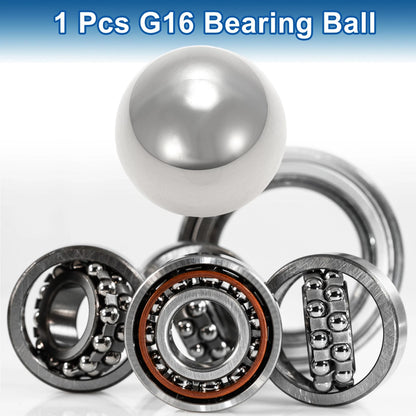 38.1mm Bearing Ball Steel G16 Precision Silver Tone 1 Pc
