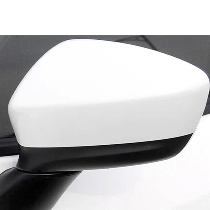 White Left Driver Side Rearview Mirror Cap Cover for Mazda CX-5 (2012–2014)