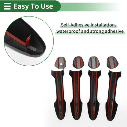 Car Door Handle Cover Trim for Toyota RAV4 2013-2018 - Black