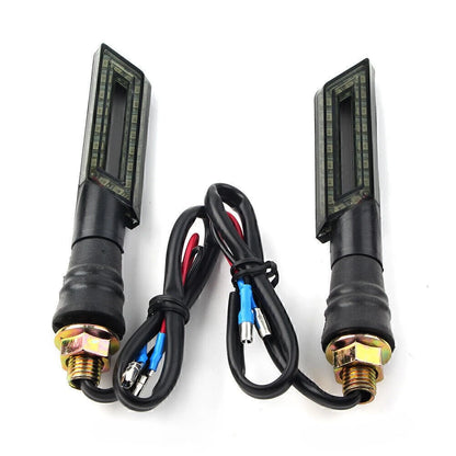 2 x Universal Motorcycle 12V LED Turn Signal Indicators for Various Models