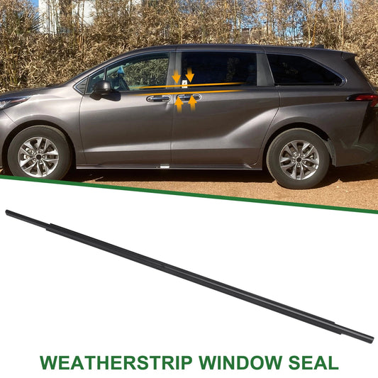 1pc Rear Left Weatherstrip Window Seal for Toyota Sienna (2011–2020)