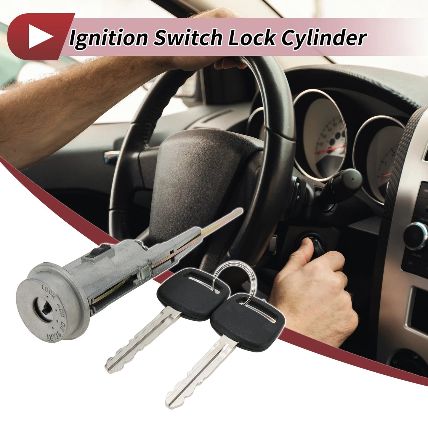 Ignition Lock Cylinder Set for Toyota Tundra