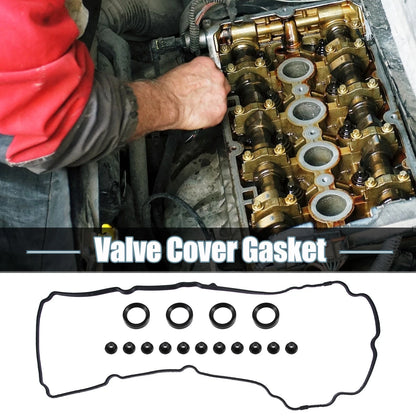 Engine Valve Cover Gaskets Seals for Ford Explorer 2013-2019 (2 x Black)
