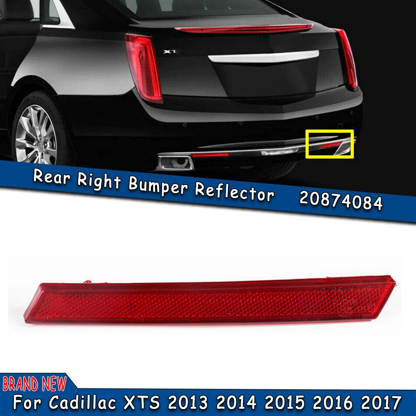 Rear Bumper Trim Cover for Cadillac XTS (2013-2017)