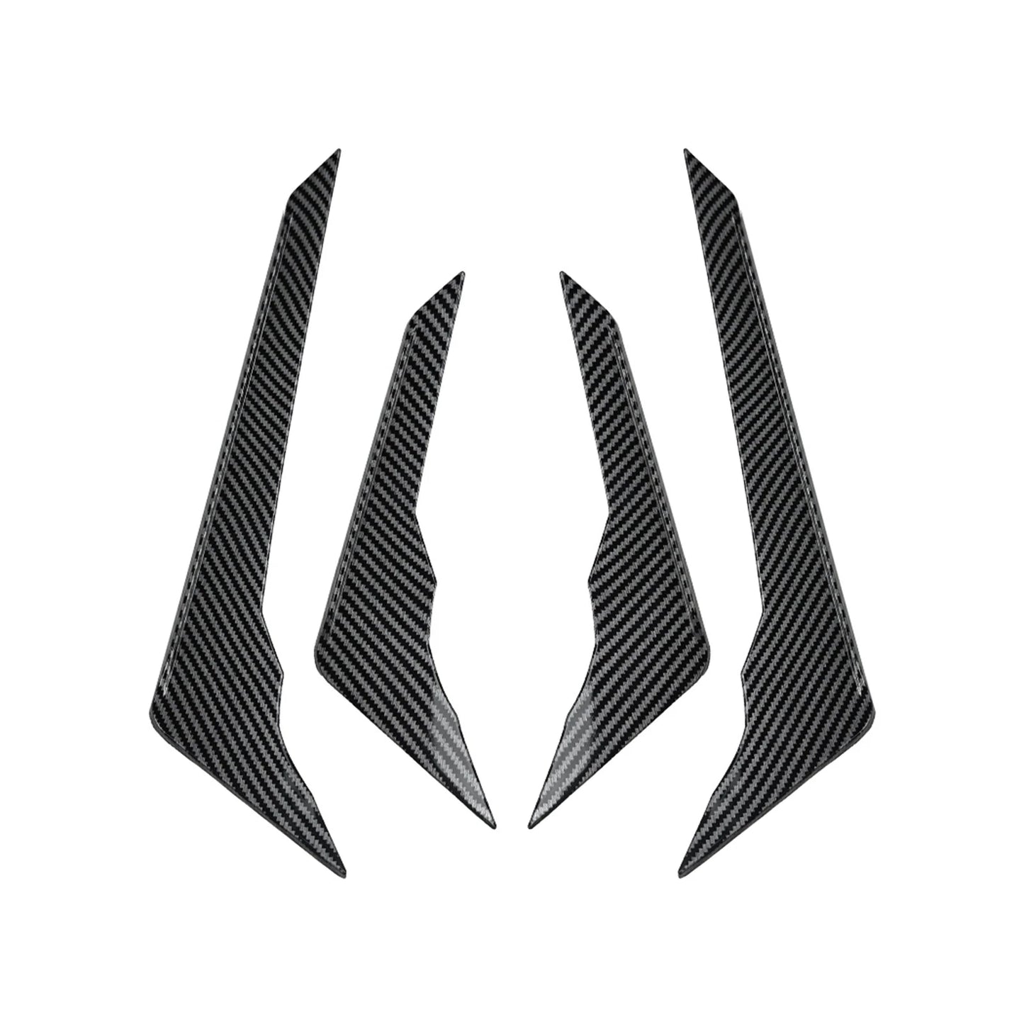 4 x Carbon Look Front Side Air Vent Trims for Audi Q5 FY Sline (2020-2024)