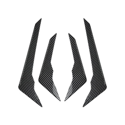 4 x Carbon Look Front Side Air Vent Trims for Audi Q5 FY Sline (2020-2024)