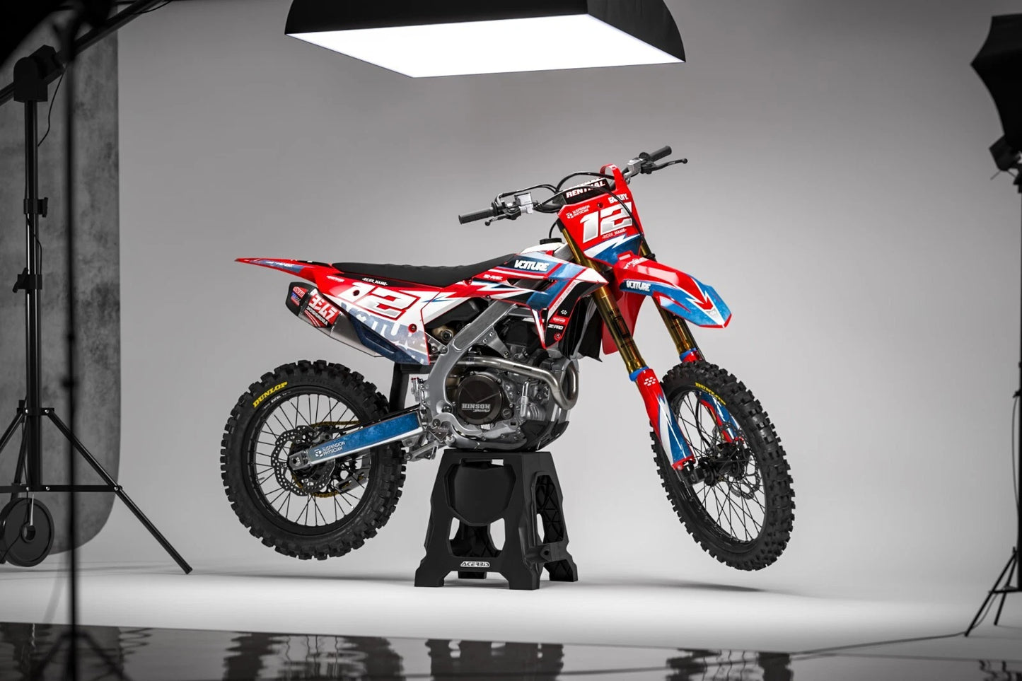 Sticker Kit for Honda CRF250R Graphics (2010-2013)