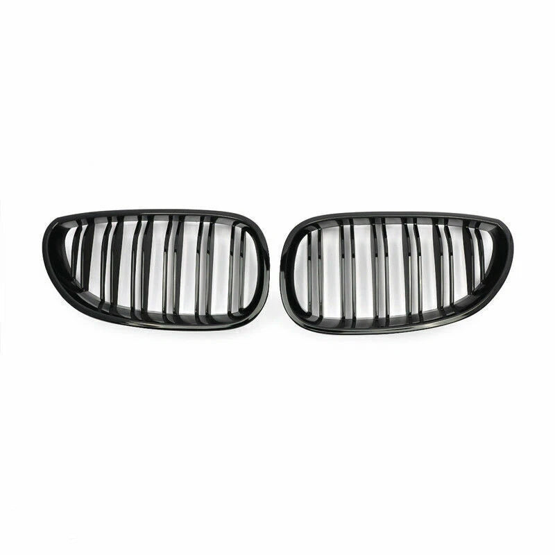 Front Kidney Twin Fins Grilles for BMW E60 E61 M5 5 Series (2003-2010)