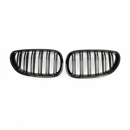 Front Kidney Twin Fins Grilles for BMW E60 E61 M5 5 Series (2003-2010)