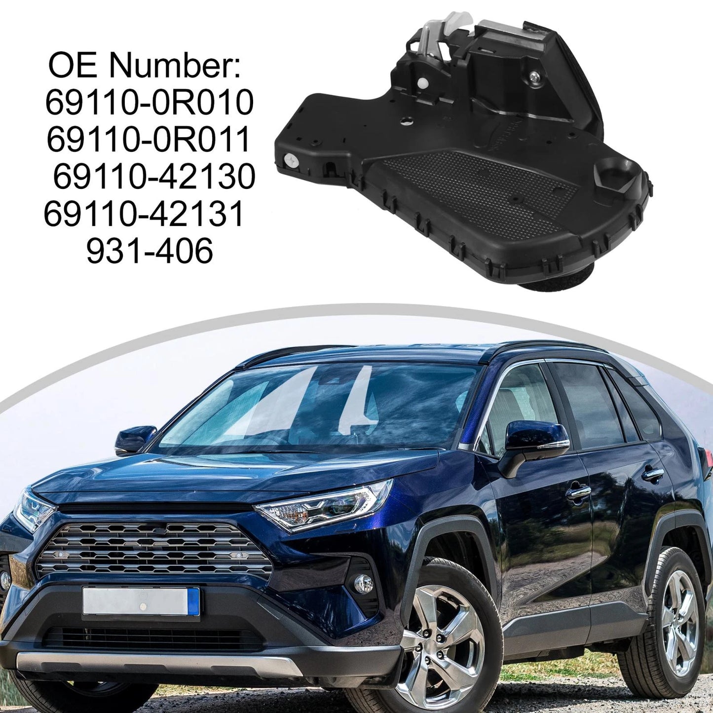 Trunk Latch Tailgate Lock for Toyota RAV4 (2006-2012)