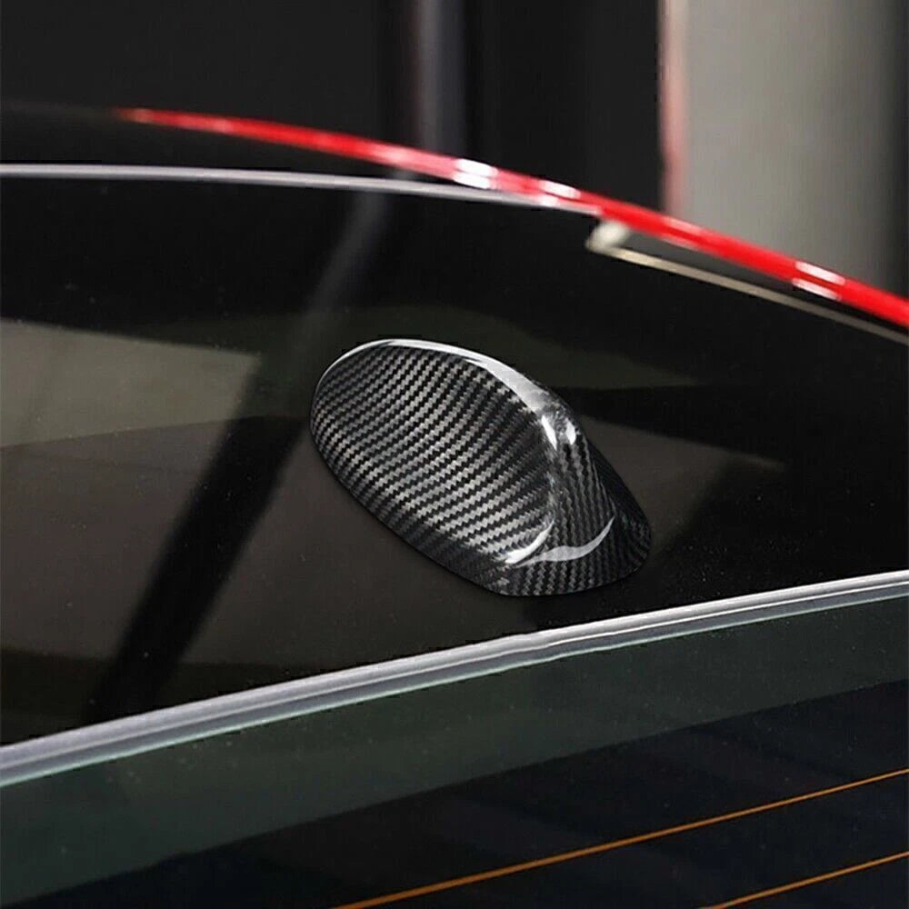 1x Carbon Fiber Roof Shark Antenna Cover for Alfa Romeo Giulia (2017-2020)