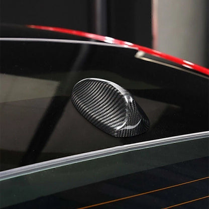 1x Carbon Fiber Roof Shark Antenna Cover for Alfa Romeo Giulia (2017-2020)