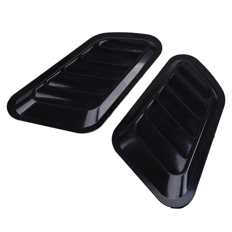2 x Car Hood Bonnet Vent Air Flow Intake Scoop for Universal Vehicles
