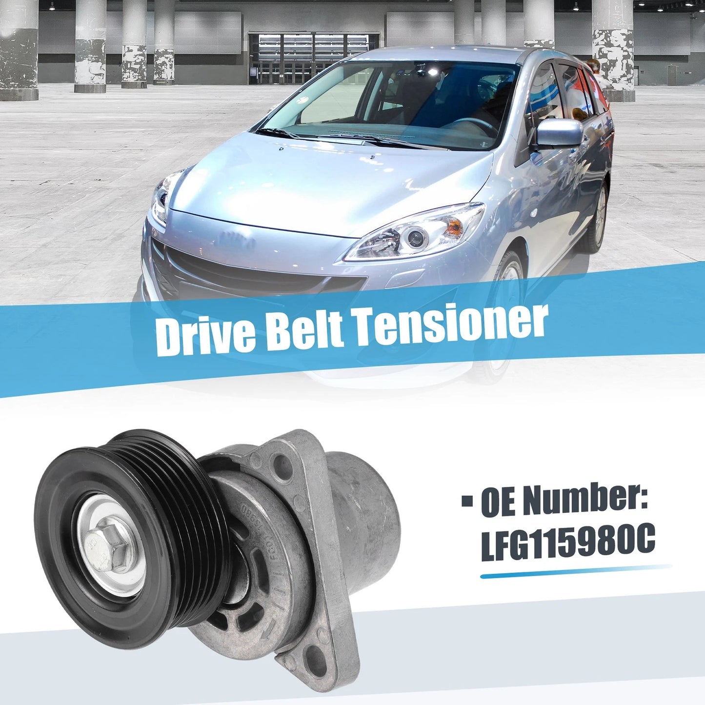 Belt Tensioner Pulley Assembly for Mazda 3 (2010-2013)