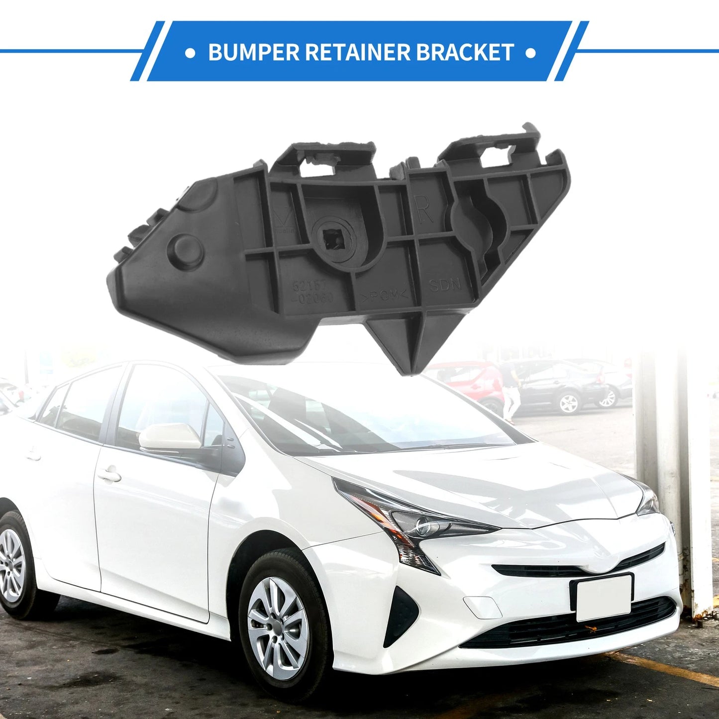 1pc Right Rear Bumper Retainer Bracket for Toyota Corolla (2009–2013)