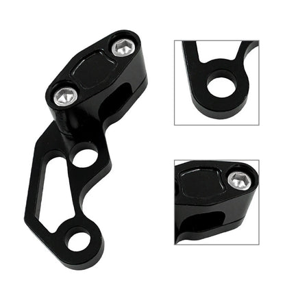 Oil Pipeline Brake Line Clamp Protector for Motor Bikes Aluminum Black
