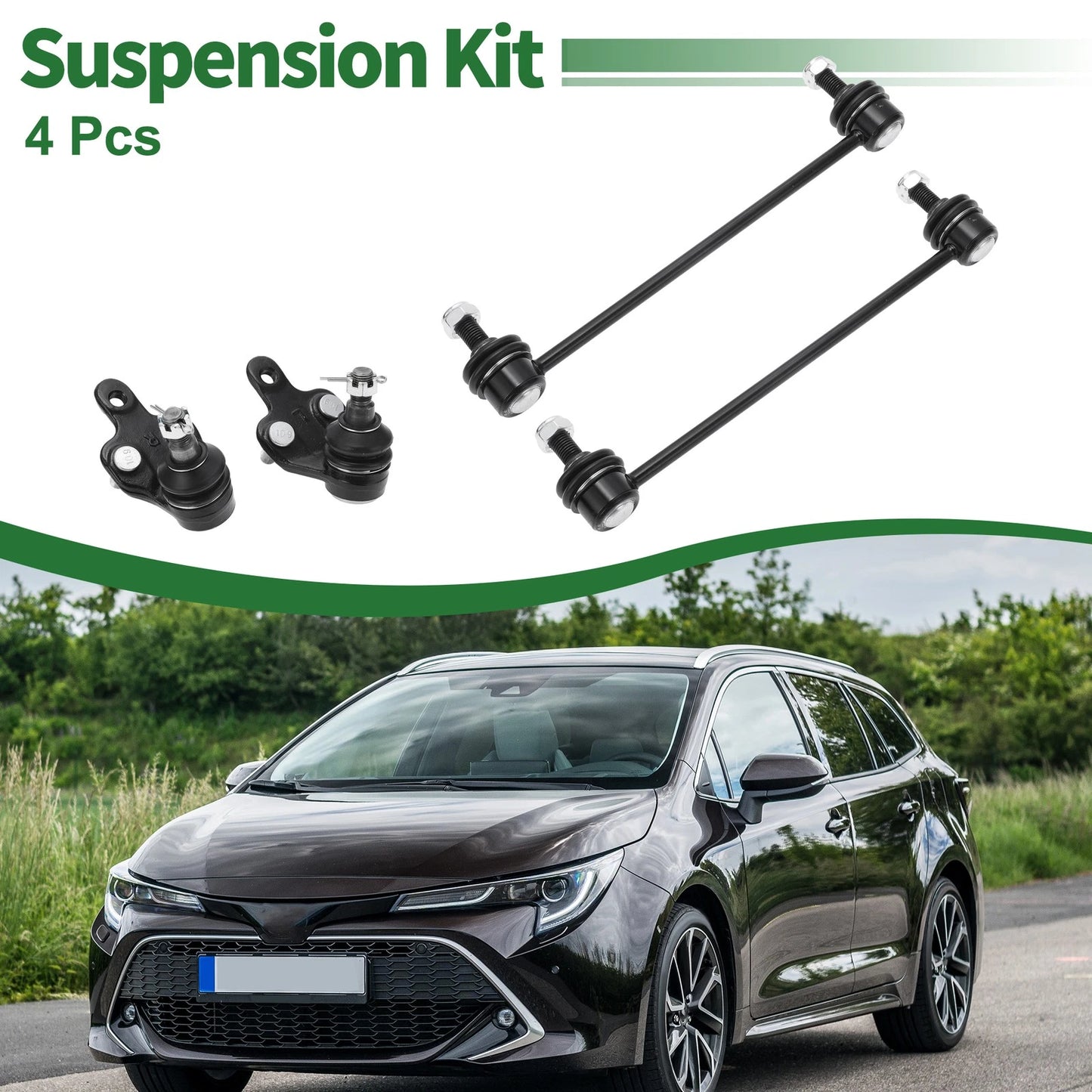 4pcs Front Suspension Sway Bar Link Lower Ball Joint for Toyota Camry
