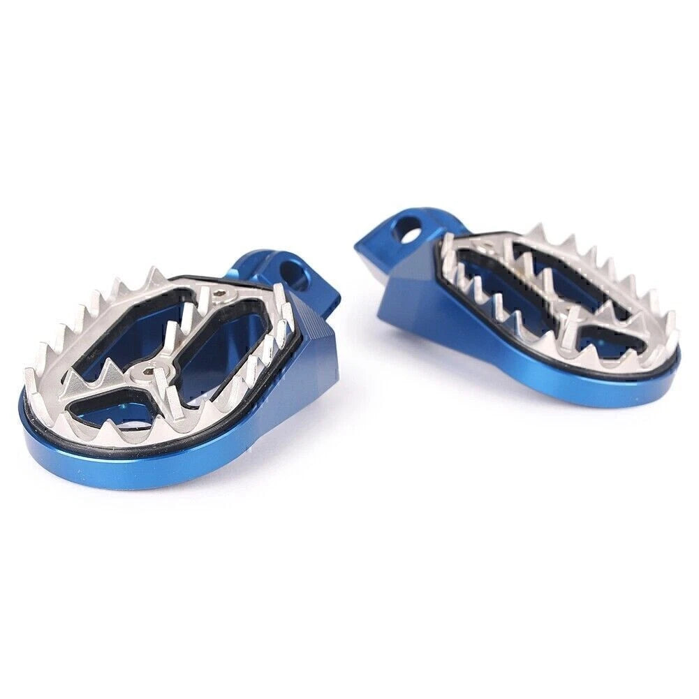 Blue Footpegs for Husqvarna 85cc-530cc (2005-2015)