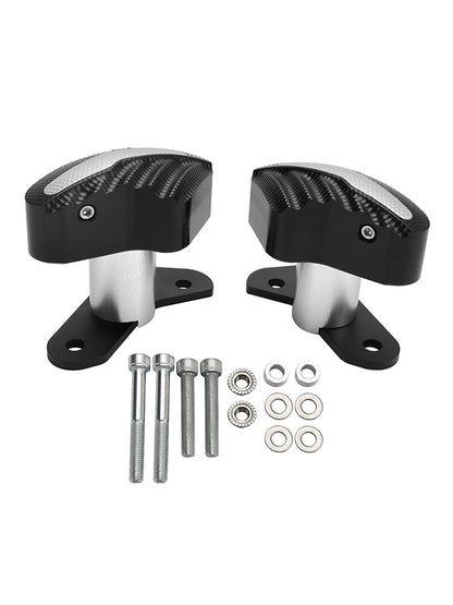 Crash Slider Protector Aluminum Frame Silver for Suzuki GSX-R1000 (2017-2023)