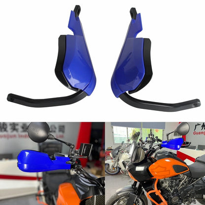 Blue Handguard Protection Kit for Harley Pan America 1250 (2021-2024)