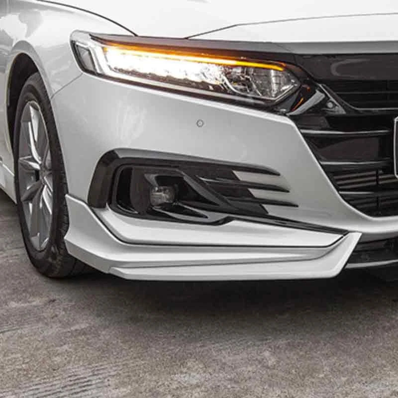 Gloss Black Front Fog Light Lamp Cover Trim for Honda Accord (2021-2022)