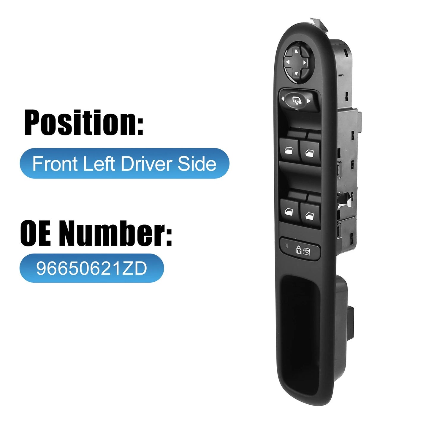 Master Power Window Switch for Peugeot 3008 (2009-2015)