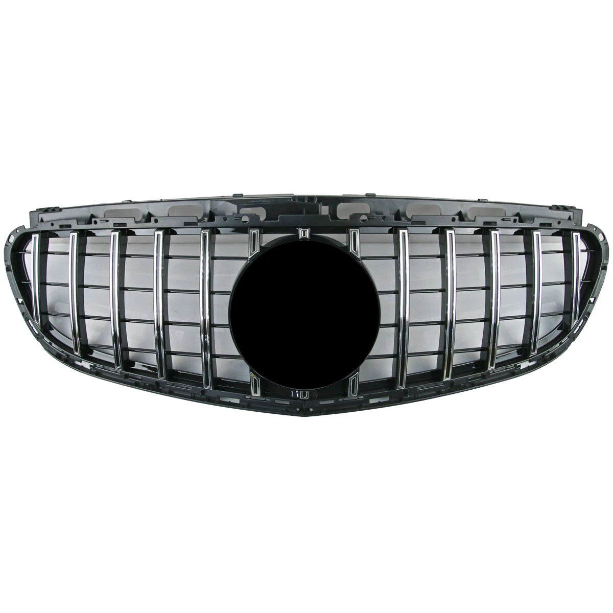 Chrome GT Grille for Mercedes Benz W212 E-Class E180 E200 E300 (2013-2016)