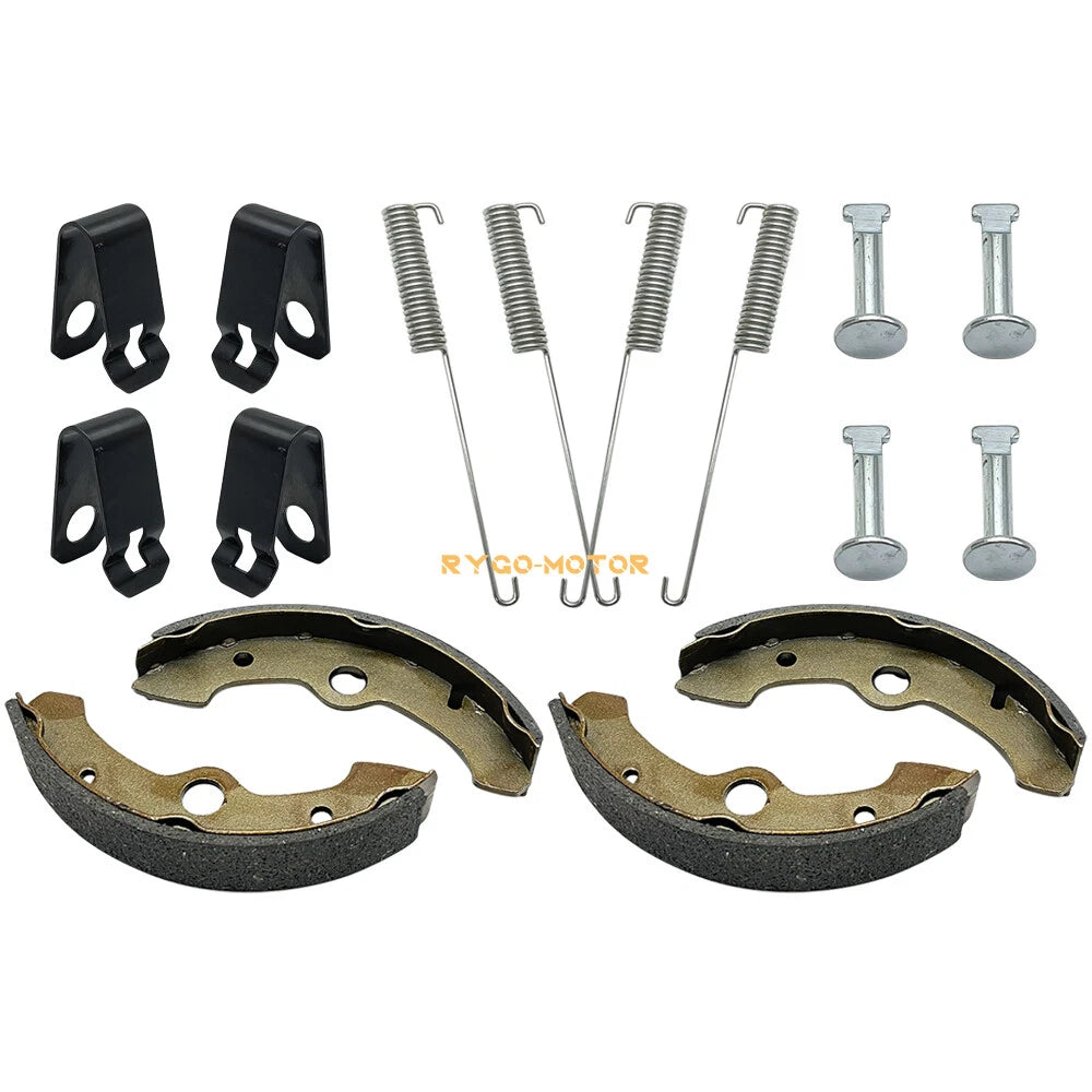 2 x Front Brake Shoes & Pins for Yamaha Kodiak 400 (1993–1998)