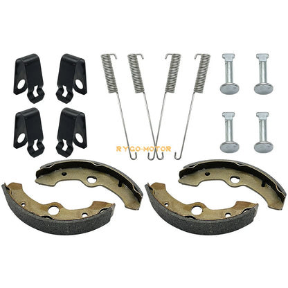 2 x Front Brake Shoes & Pins for Yamaha Kodiak 400 (1993–1998)