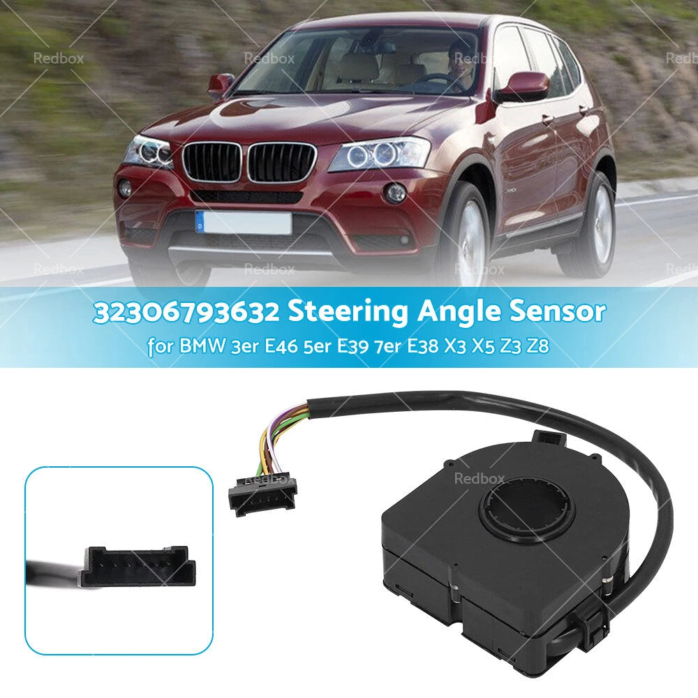 Steering Angle Sensor for BMW 3 5 7 Series E46 X3 E83 X5 E53 Z3 Z8 (1998-2013)